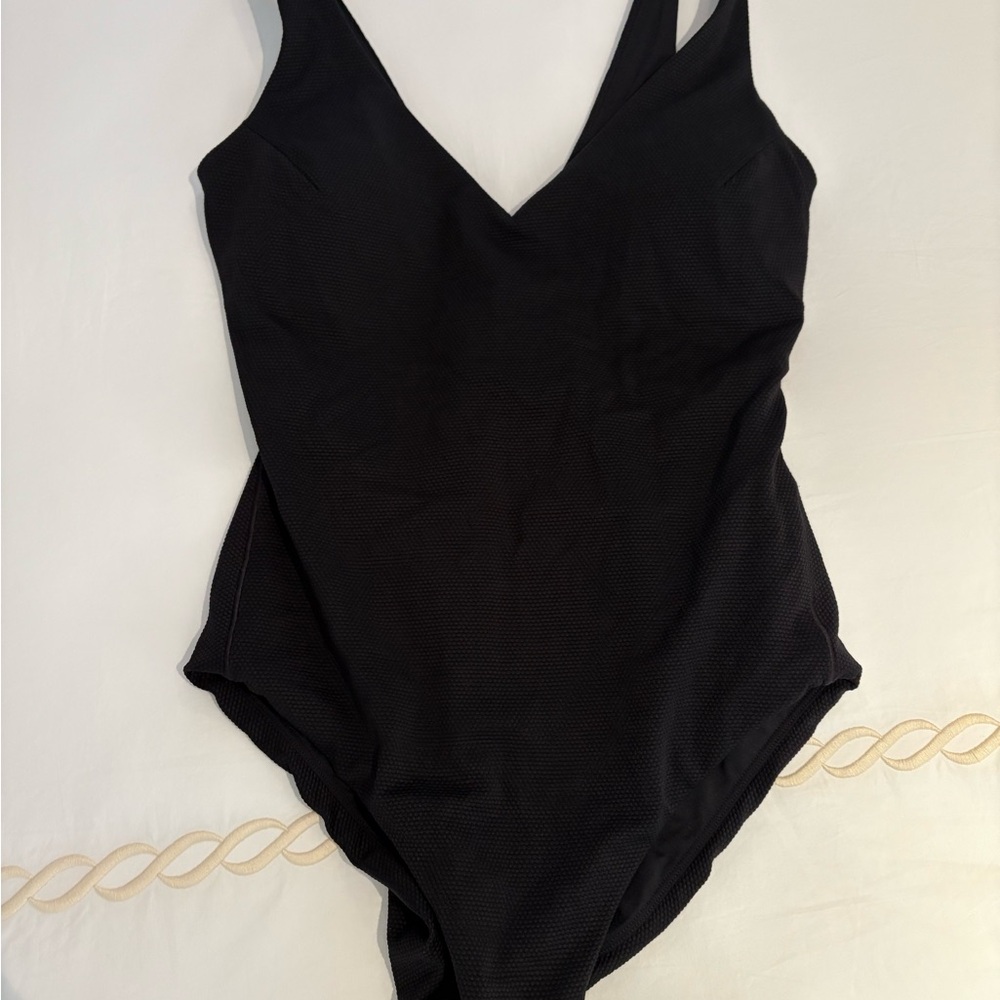 SPANX Black One-Piece Swimsuit